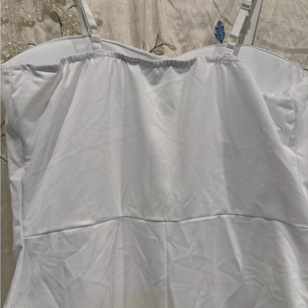 White Strapless Bodysuit - Picture 5 of 5